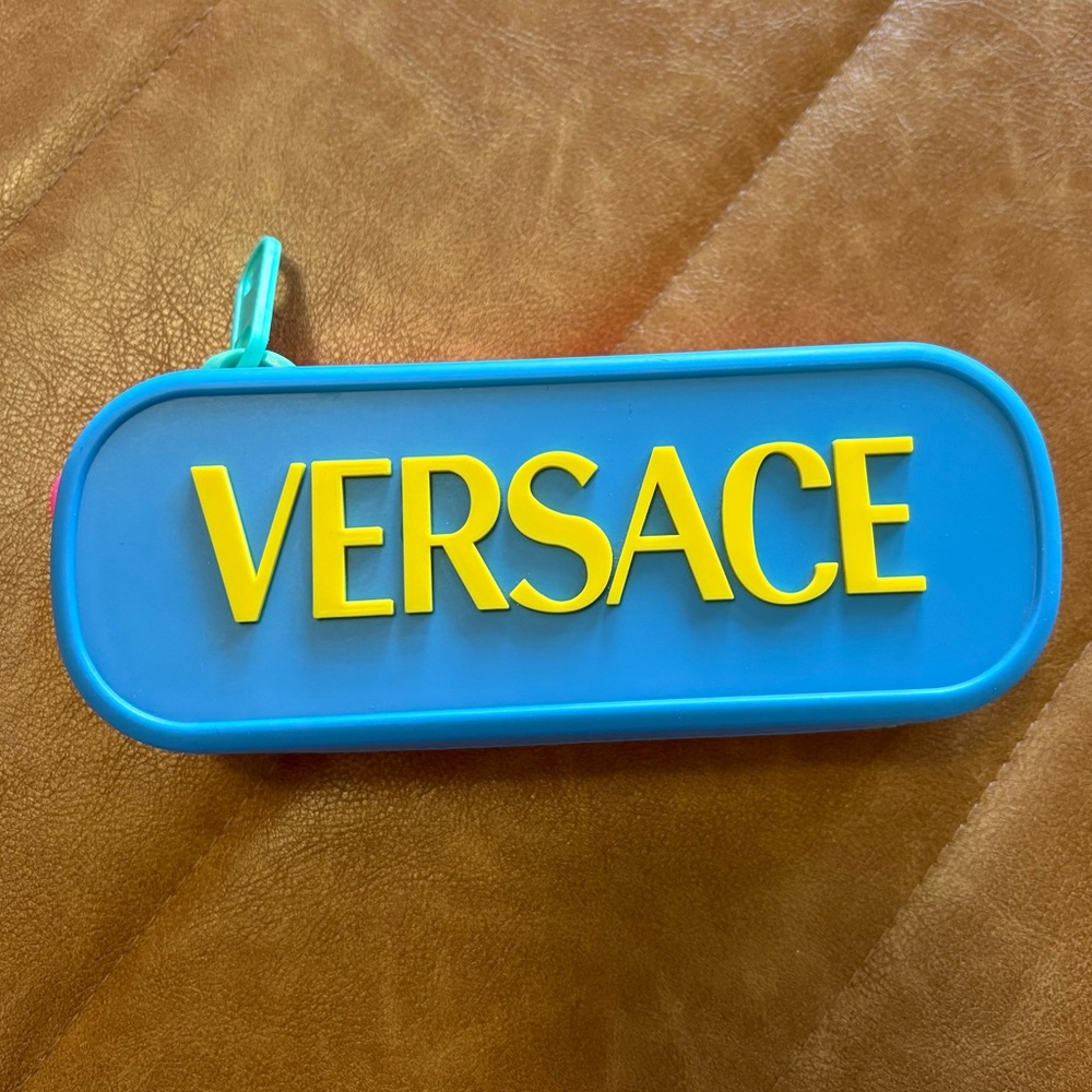 Versace Multicolor Beach Neon 80’s Style Rubberized Sunglasses Case Only
